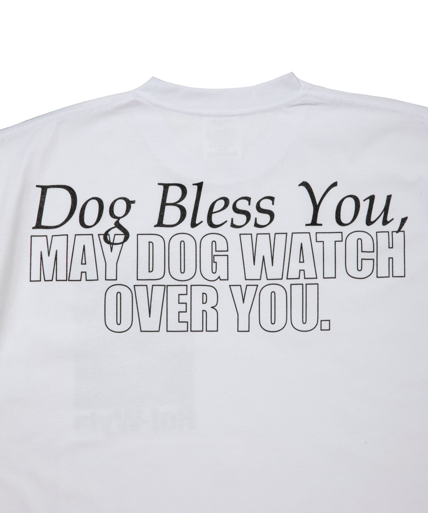 DOG PHOTO TEE (WHITE) / フォト プリント Tシャツ