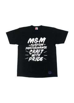 Brush Sign Tee (BLACK) / ロゴ プリント Tシャツ