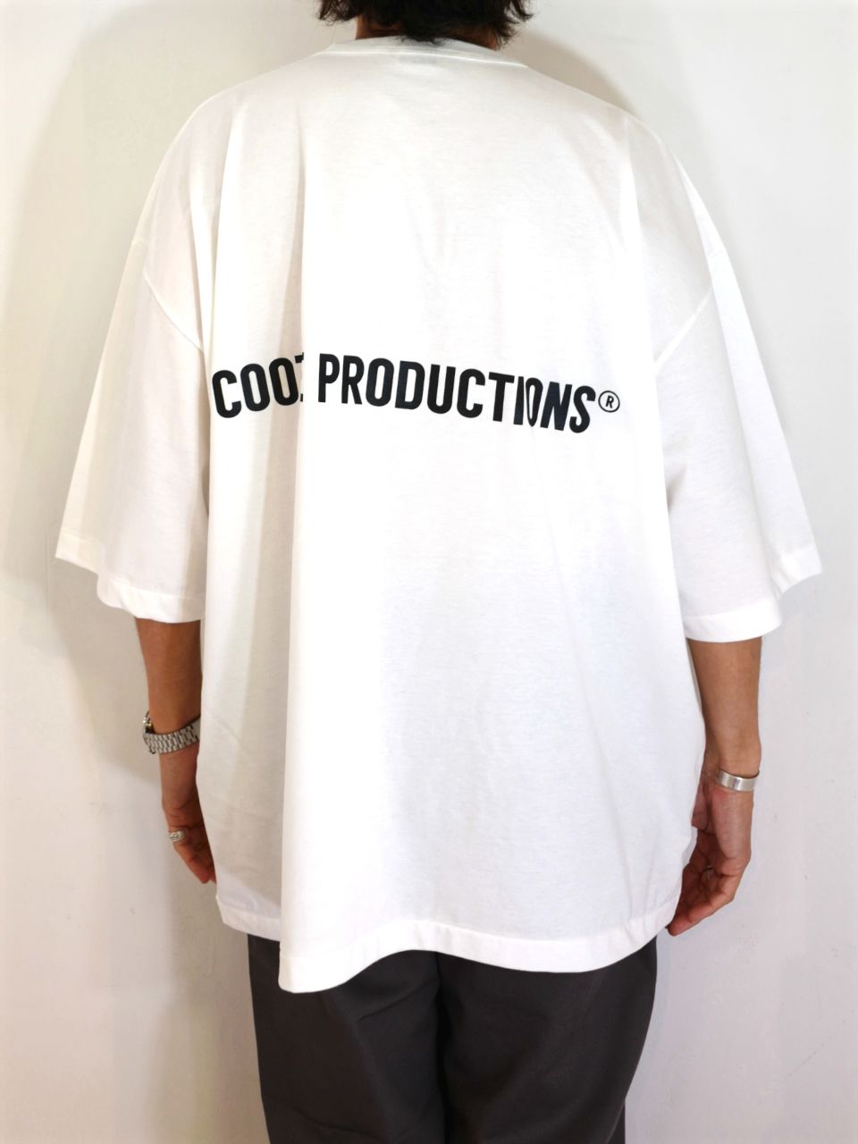 COOTIE PRODUCTIONS - Print Oversized S/S Tee (BLACK) / ロゴ 