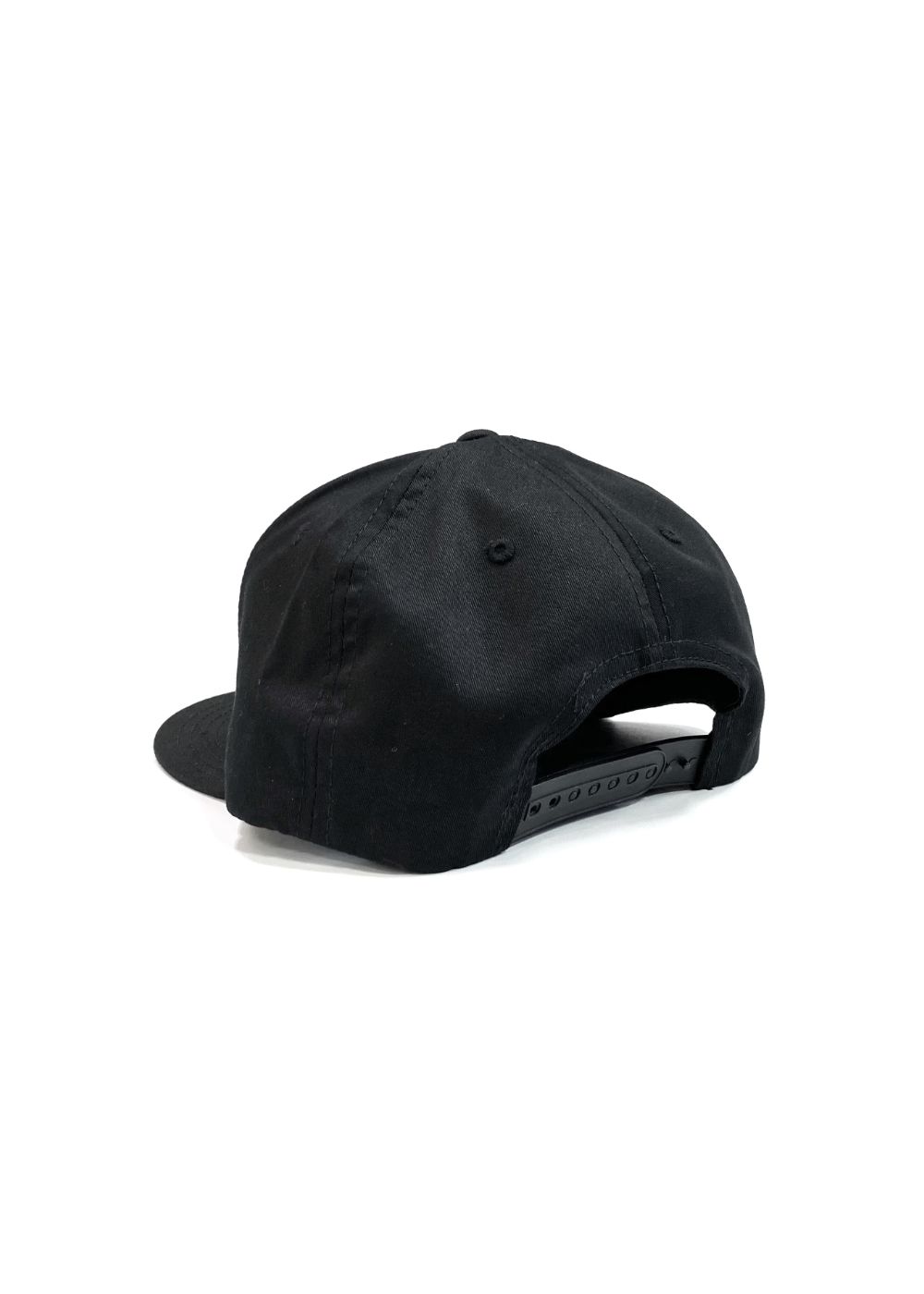 Indian Baseball CAP (BLACK) / 刺繍ロゴ ベースボールキャップ