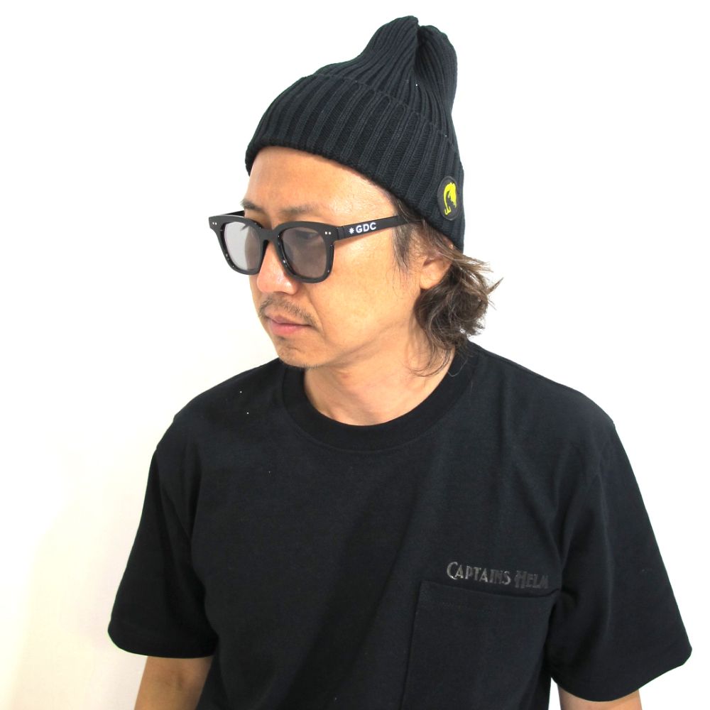 CAPTAINS HELM - × CHALLENGER BITE ME COOL MAX KNIT CAP (BLACK