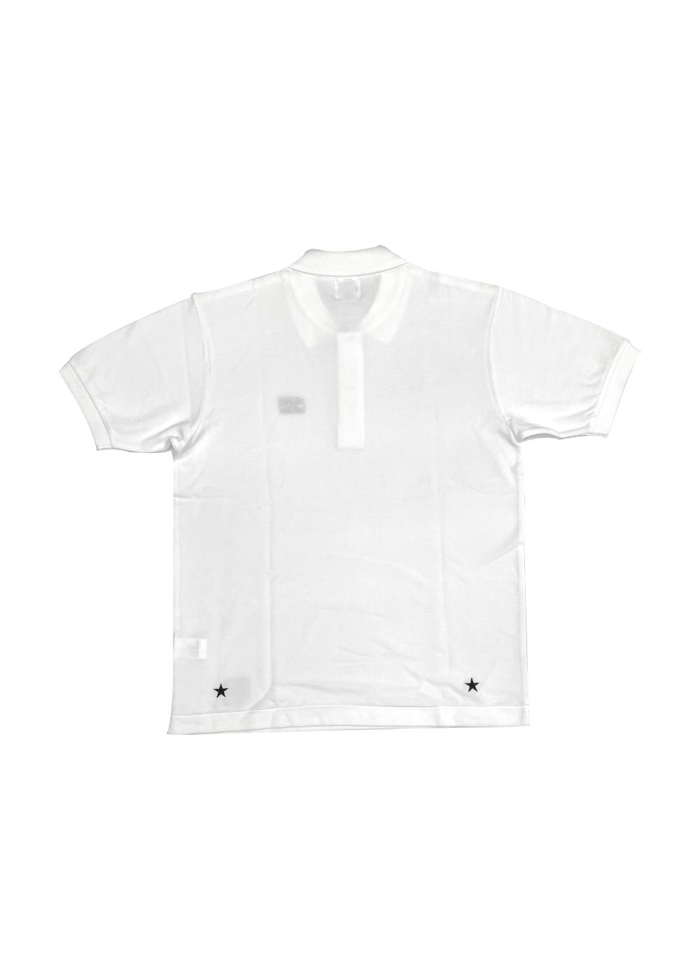 POLO SHIRT (WHITE) / ロゴ刺繍 ポロシャツ