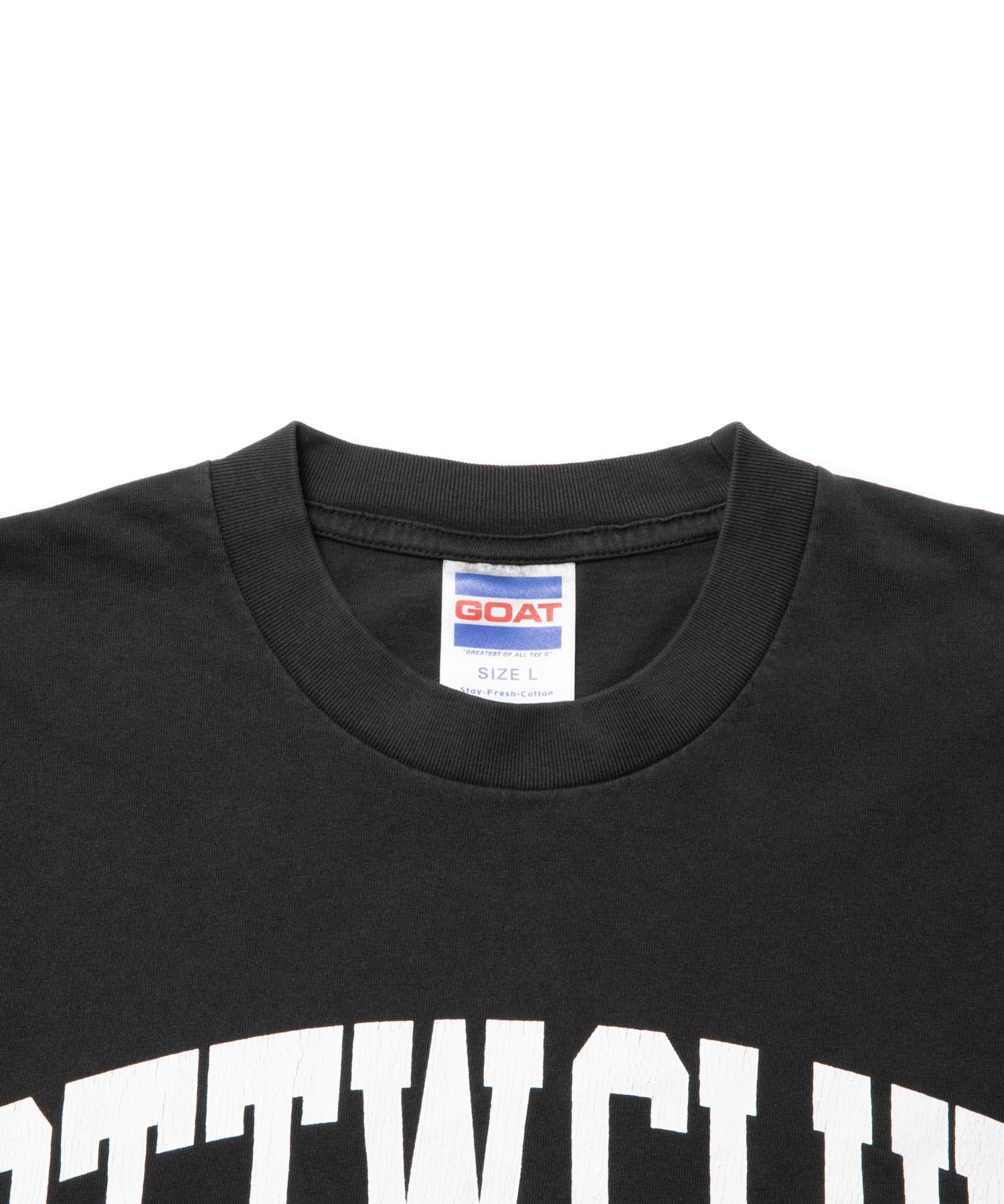 ROTTWEILER - RTTW.C TEE (CHARCOAL) / カレッジロゴ プリント T