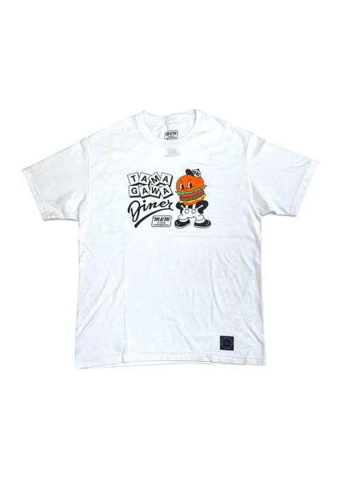 ×TAMAGAWA DINER ×MASSES PRINT T-SHIRT (WHITE) / ×TAMAGAWA DINER ×マシス コラボレーション Tシャツ