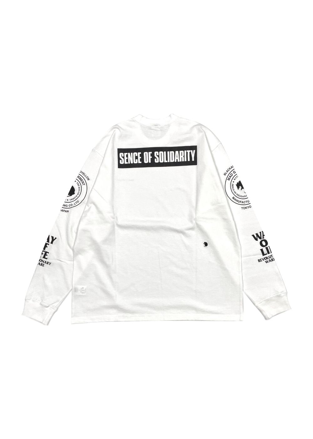 TWO WHEEL L/S TEE (WHITE) / 2ウィール ロング Tシャツ
