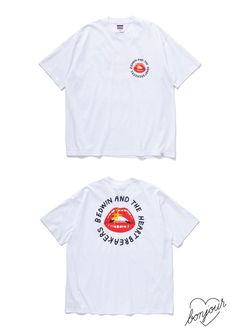 J.ANDRE Ex.S/S PRINTED TEE "FRED" (WHITE) / ×ジャン アンドレ コラボ Tシャツ
