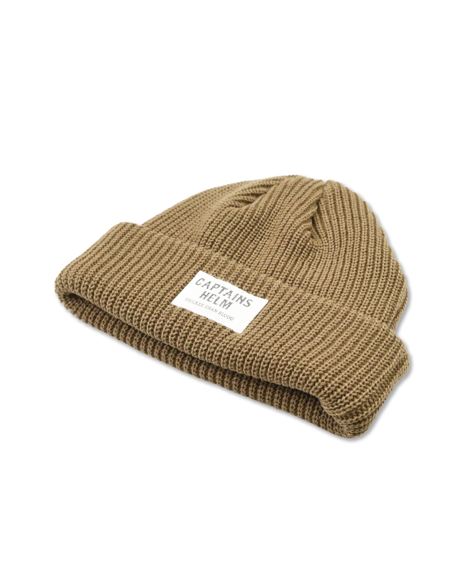 【ラスト1点】24/7 HELM WATCH CAP (BEIGE) / オリジナル ワッチキャップ