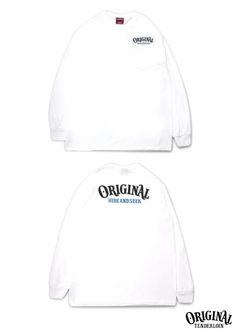 ×TENDERLOIN POCKET L/S TEE (WHITE) / テンダーロイン コラボポケットロンT