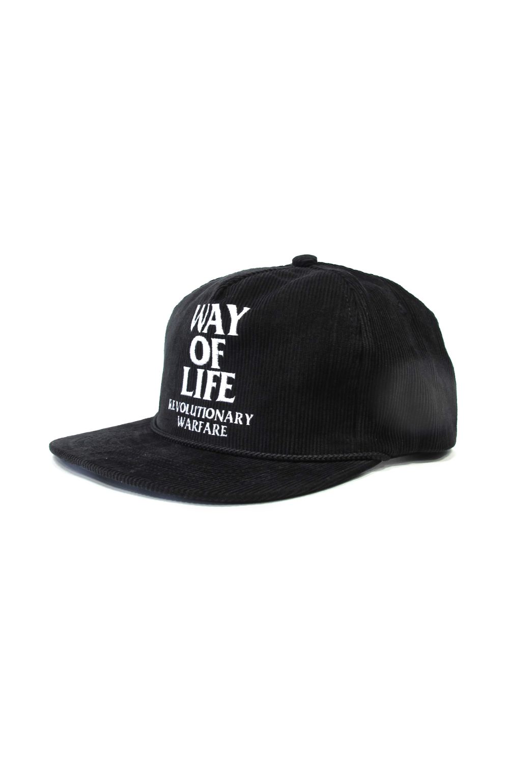 RATS CORDUROY CAP WAY OF LIFE BLACK-