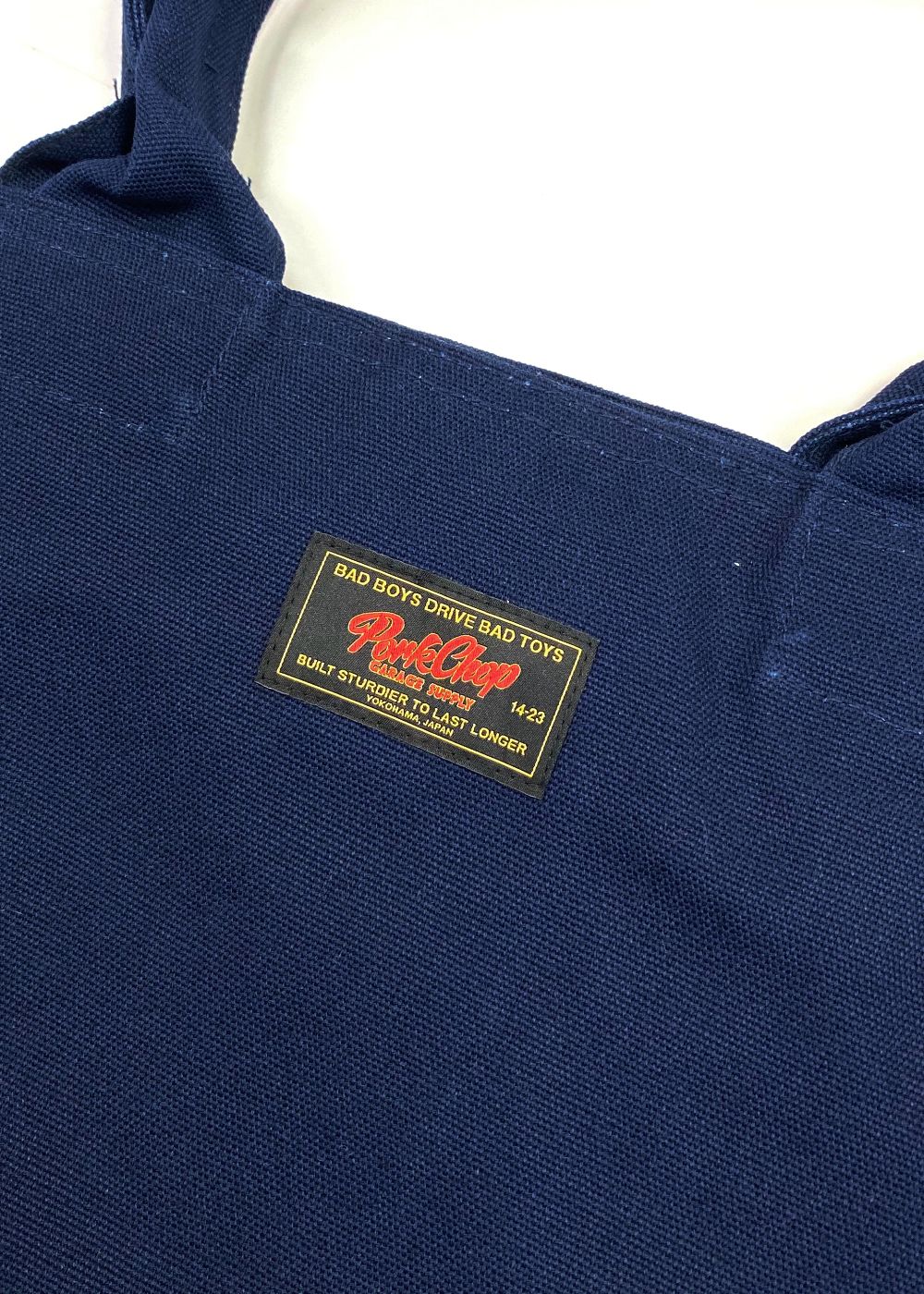 CYOW ZIP TOTE BAG (NAVY) / プリントトート バッグ