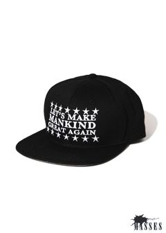 SNAPBACK BB CAP (×MASSES) (BLACK) / マシス コラボレーション キャップ