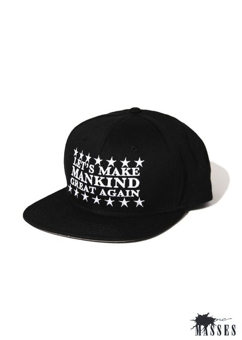 SNAPBACK BB CAP (×MASSES) (BLACK) / マシス コラボレーション キャップ