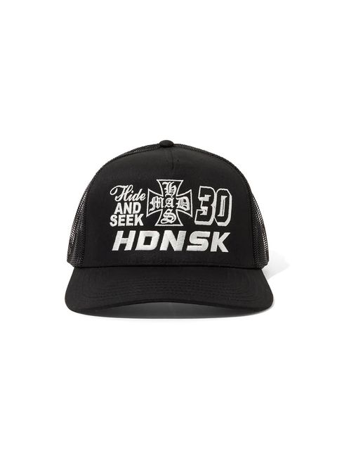 30 Mesh CAP (BLACK) / ロゴ刺繍 メッシュキャップ
