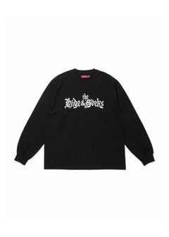 The H&S L/S Tee (BLACK) / 西浦徹 コラボ ロンT