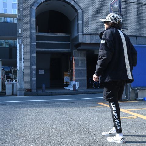 毎年恒例、ボアフリースを使用したスポーツスタイル。