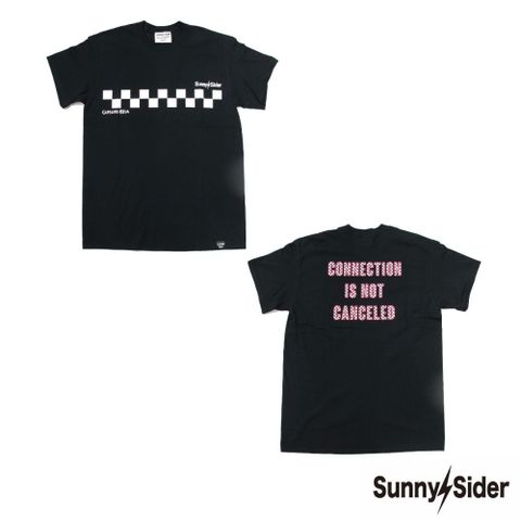 ×SUNNY C SIDER CHECKER LOGO S/S TEE (BLACK) / サニーシーサイダー コラボチェッカーロゴT