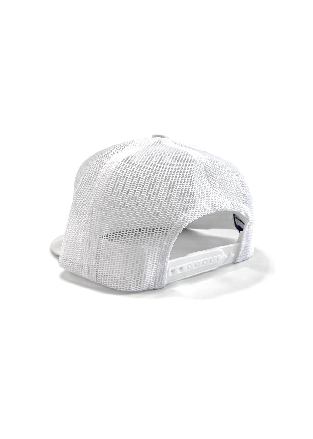Classic Trucker Mesh Cap (WHITE) / ロゴ プリント メッシュキャップ