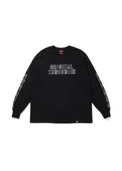Original H&S L/S Tee (BLACK) / 西浦徹 コラボ ロンT