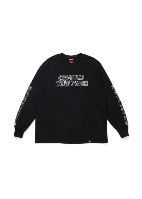 Original H&S L/S Tee (BLACK) / 西浦徹 コラボ ロンT