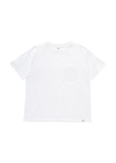 VELVA SHEEN Ex.S/S POCKET TEE "PIERCE" (WHITE) / ベルバシーン コラボ ポケットTシャツ