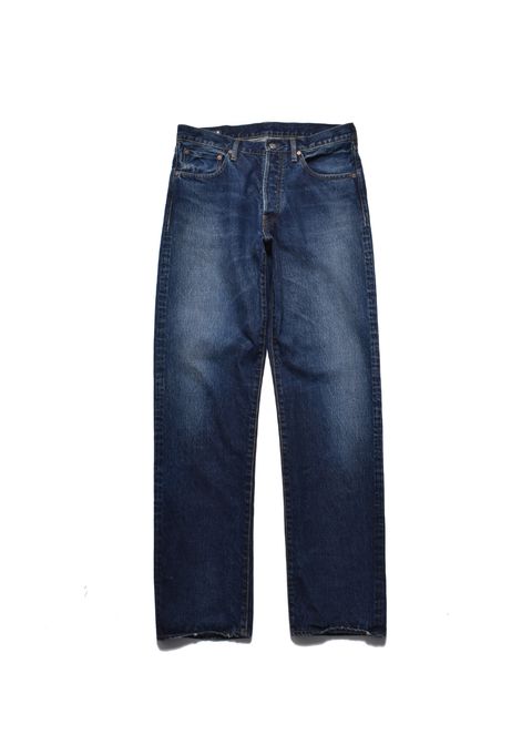 S.Denim Regular Straight Jeans (USD) / ストレート ユーズド デニムパンツ / セットアップ可能
