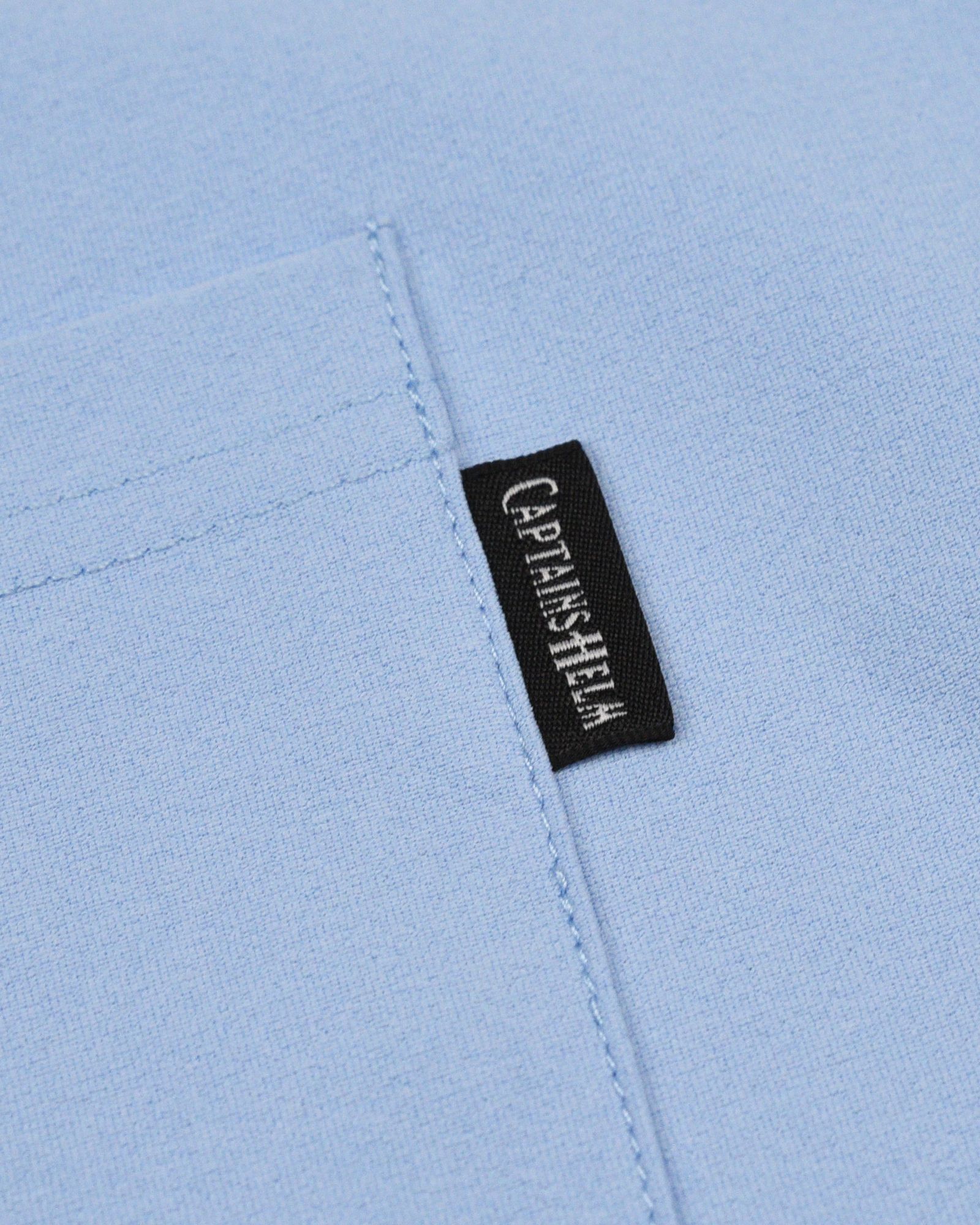 LIGHT&DRY SUMMER TEE (LIGHT BLUE) / ドライ ストレッチ ポケット Tシャツ