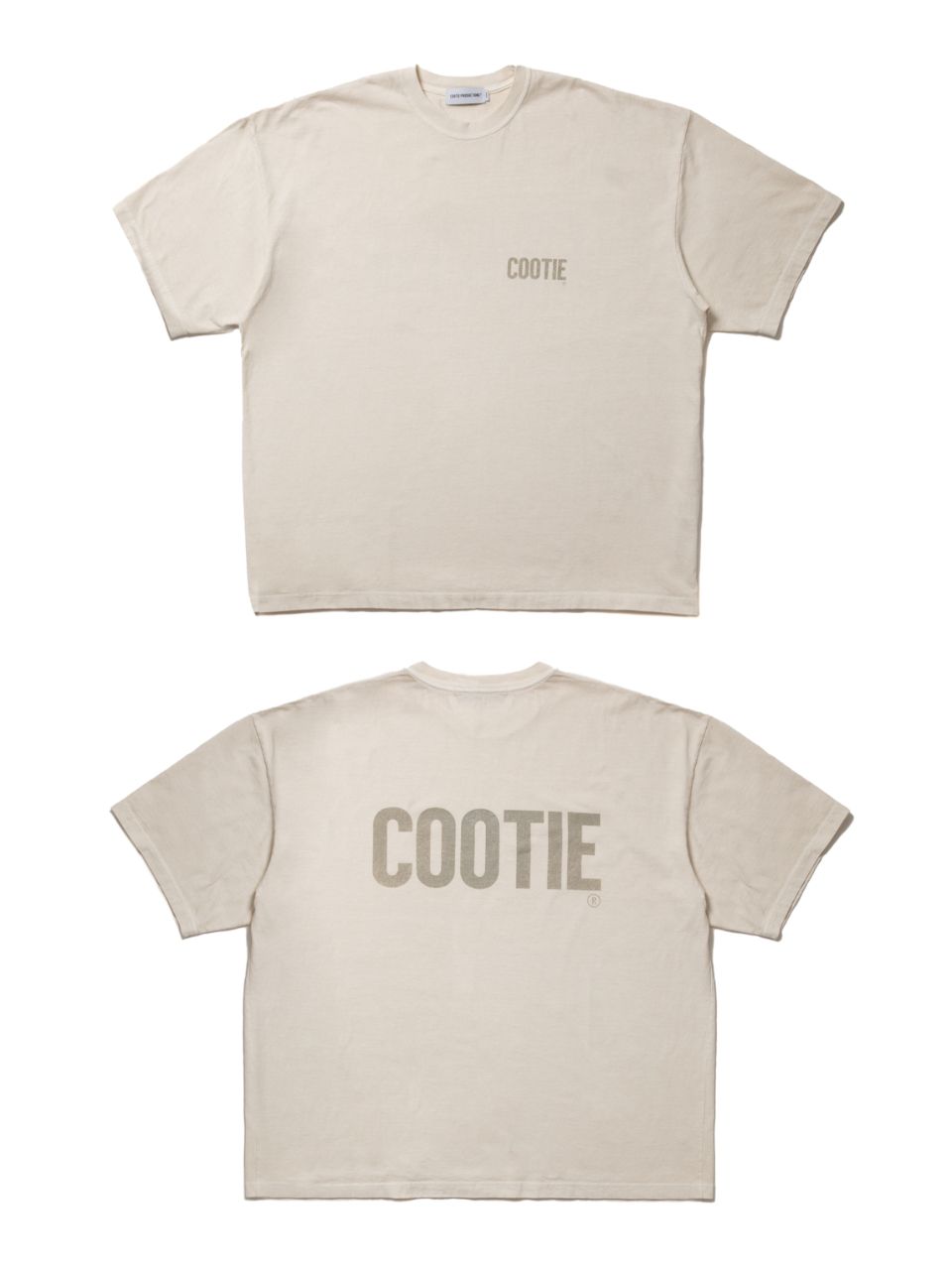 COOTIE PRODUCTIONS 新作販売告知 / 大人気のピグメントシリーズからTシャツ&短パンが登場。