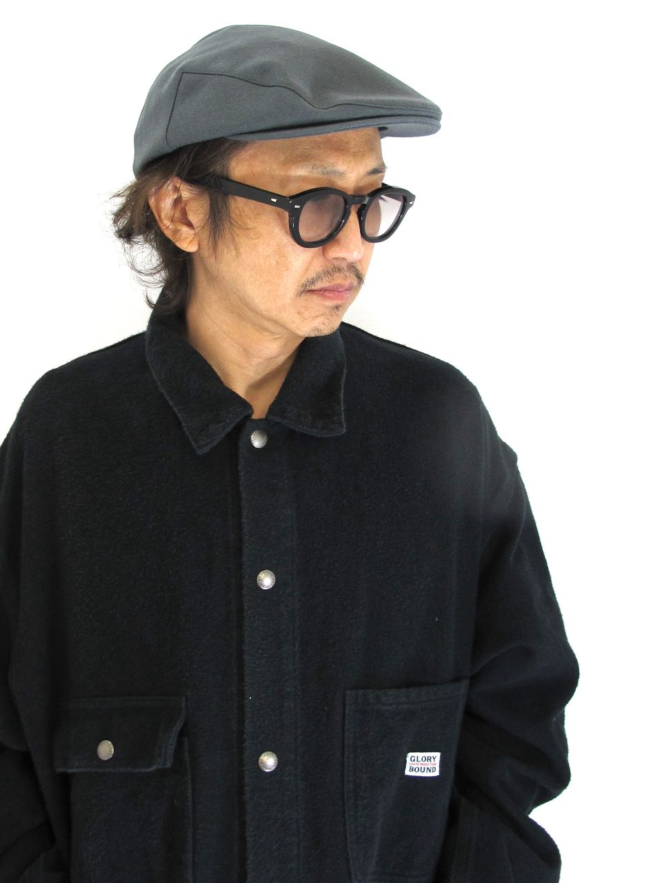 COOTIE PRODUCTIONS - 【ラスト1点】WOOL SERGE HUNTING CAP (GRAY