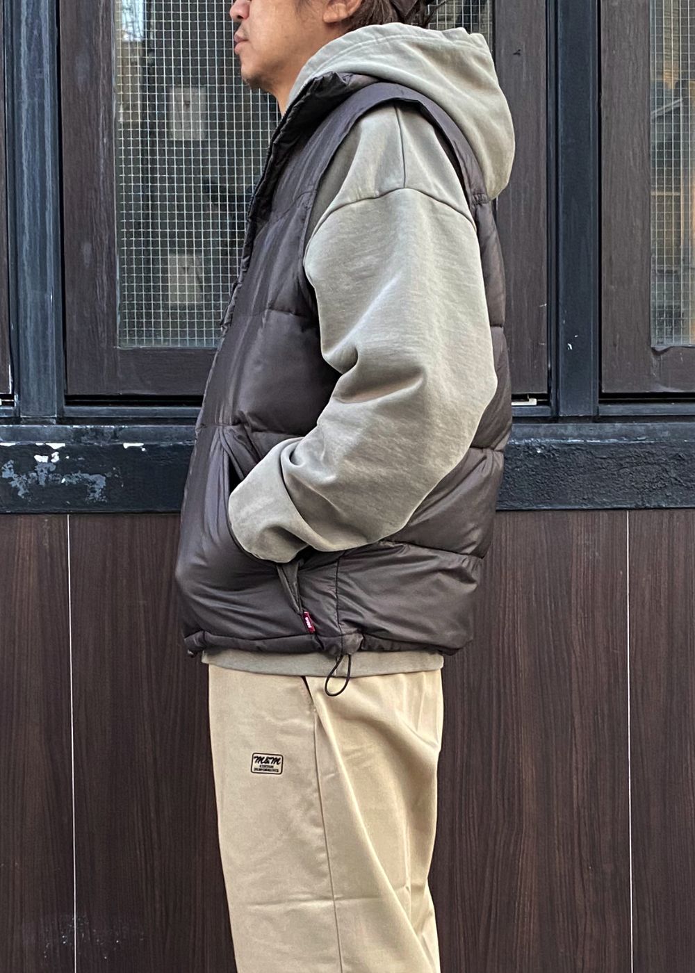 Western Down Vest (BROWN) / ウエスタン ダウン ベスト