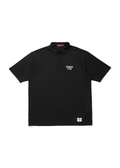 1995 Polo Shirt (BLACK) / ロゴ刺繍 ポロシャツ