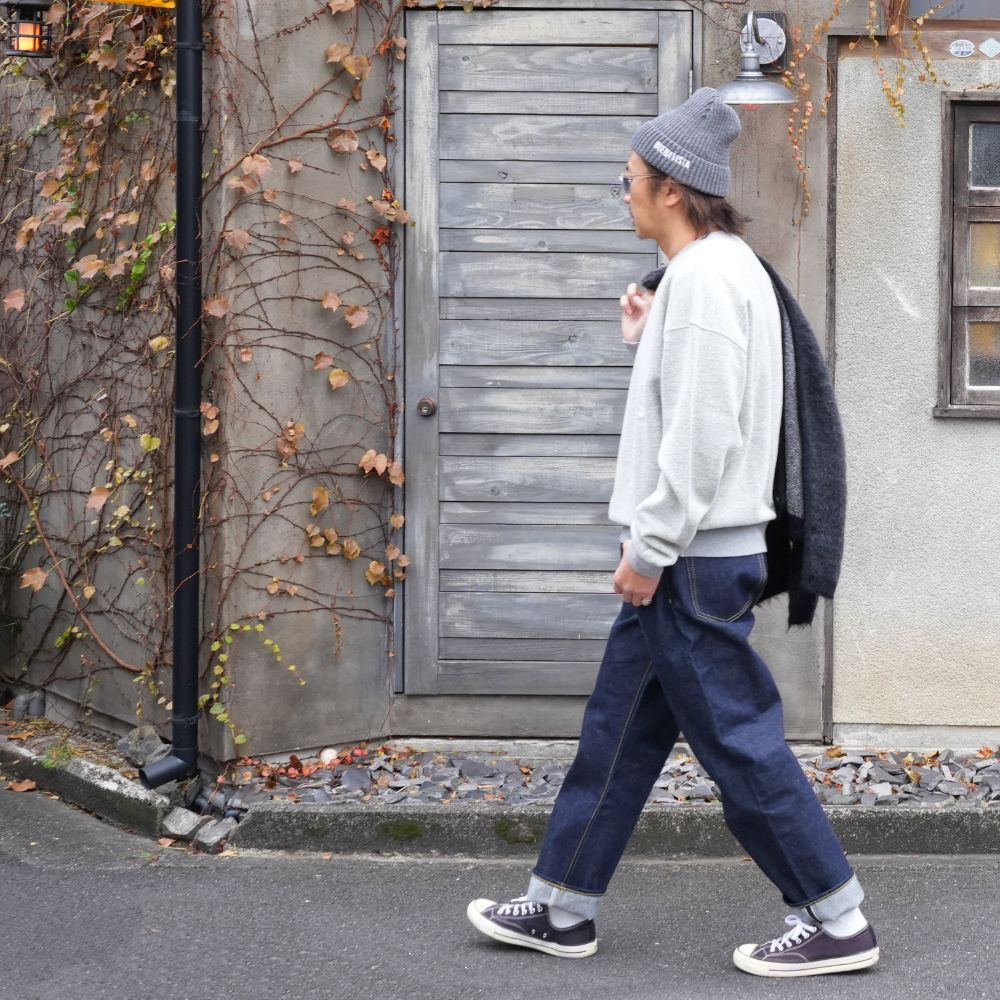 Wool Pile Crewneck Pullover (GRY) / ウール パイル スウェット