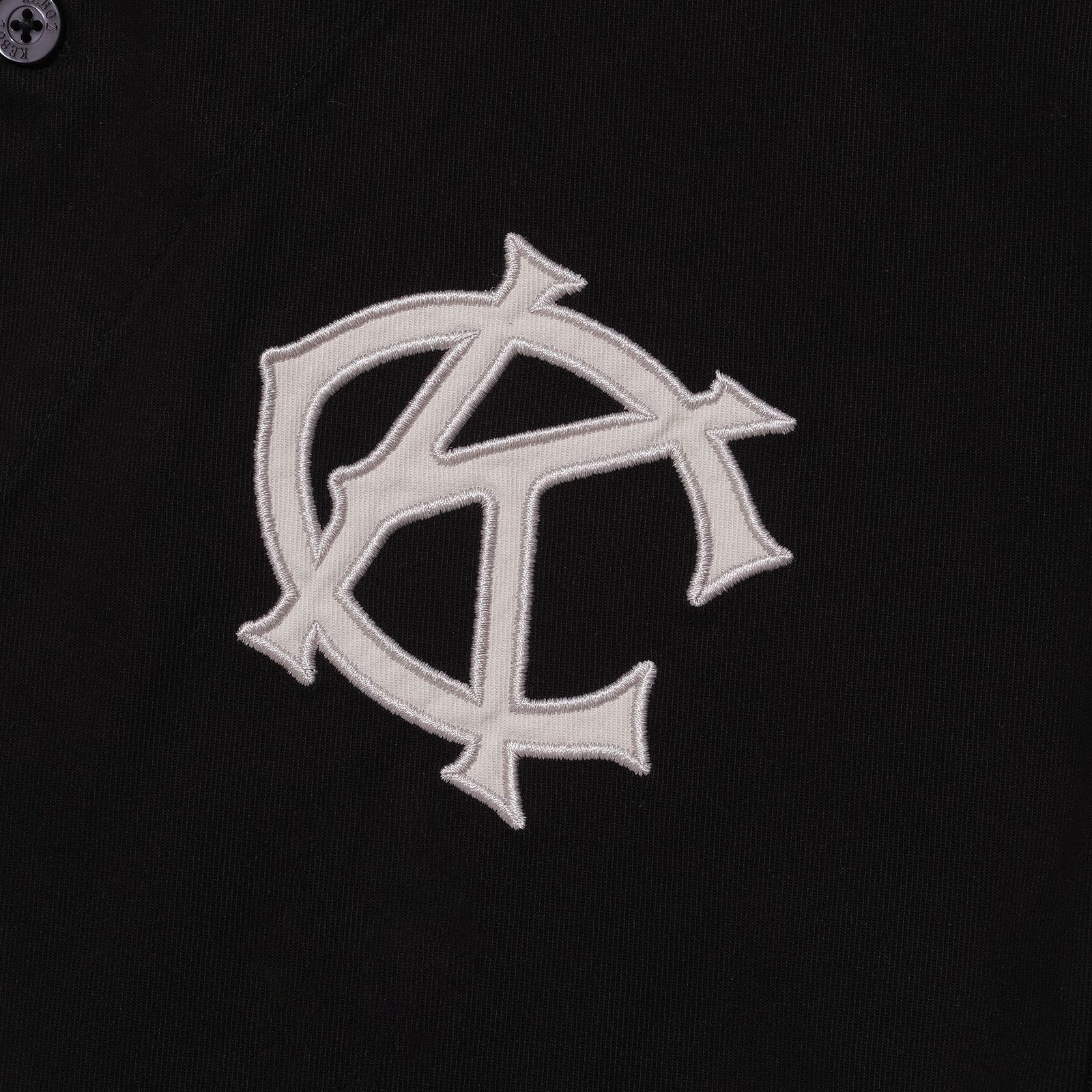 × KEBOZ BASEBALL SHIRT (BLACK) / ケボズ コラボ ベースボール シャツ