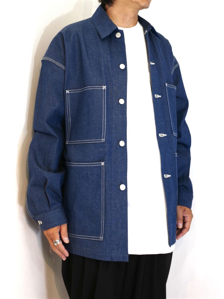 COOTIE PRODUCTIONS - Rigid Denim Coverall (INDIGO) / リジッド 