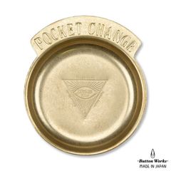 【ラスト1点】× Button Works Pocket Change (GOLD) / ×ボタンワークス コラボ ポケットチェンジ