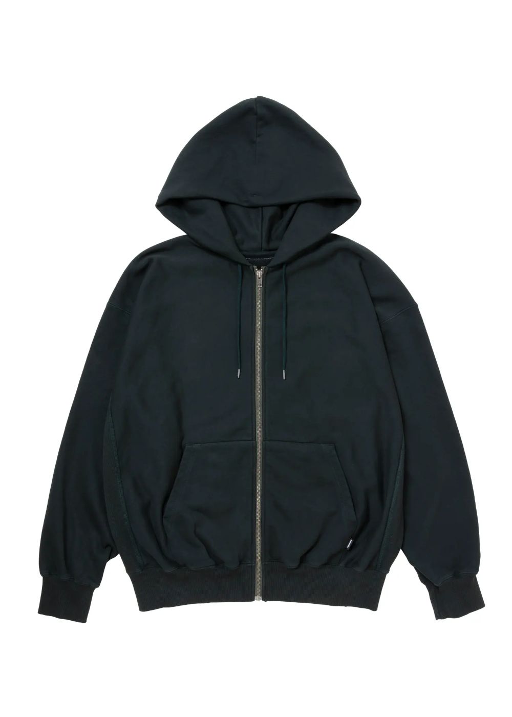 R9 BASIC ZIP PARKA (D.GREEN) / オリジナル ジップアップ スウェット パーカー