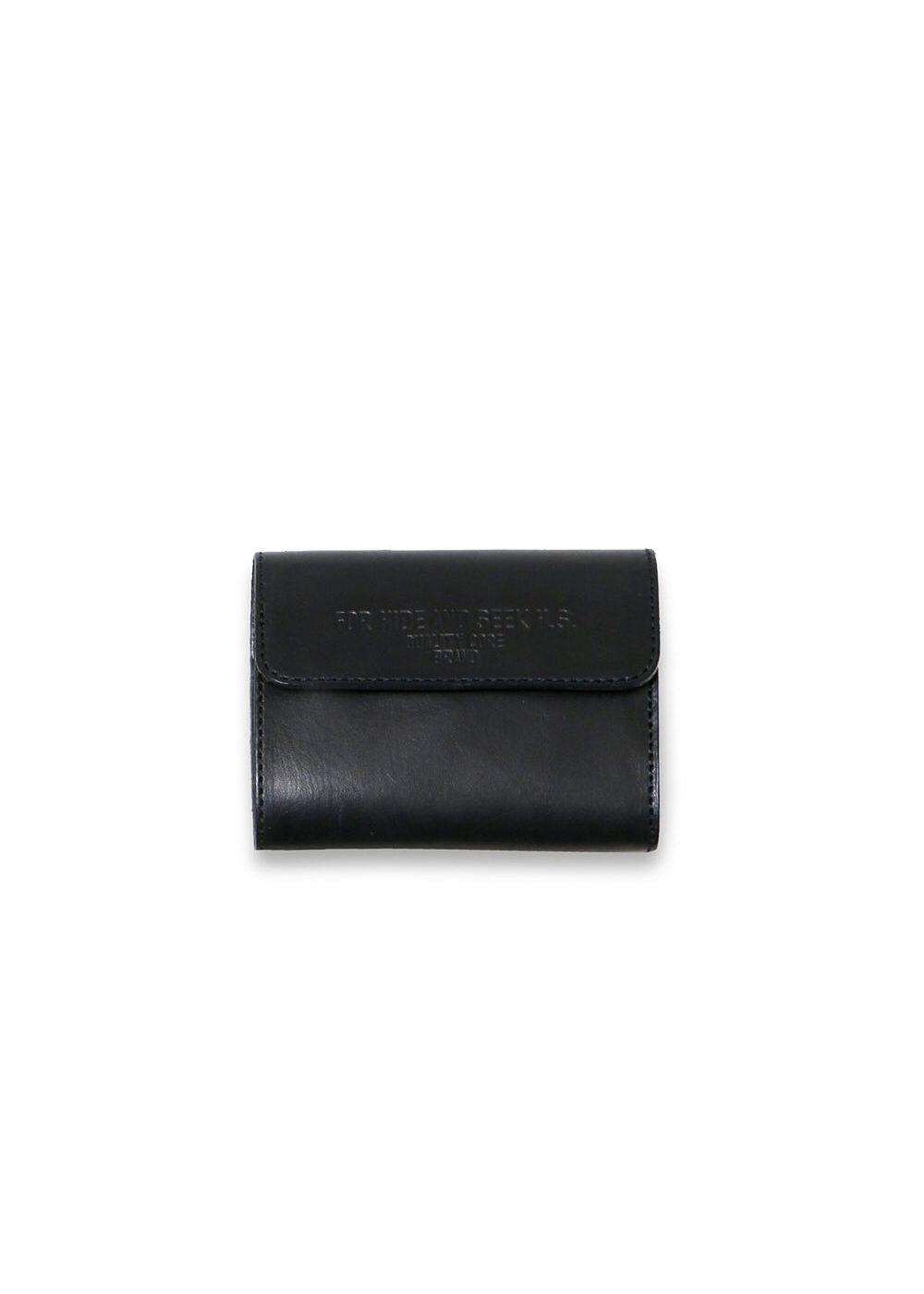 HIDE AND SEEK - LEATHER WALLET (BROWN) / コンパクトウォレット