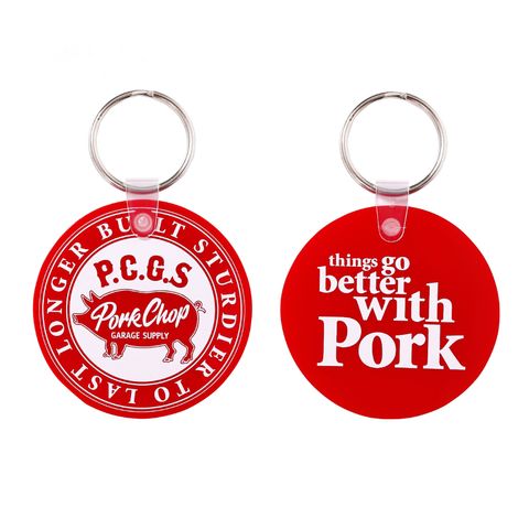 KEY TAG (CIRCLE PORK) / ラバー キーホルダー