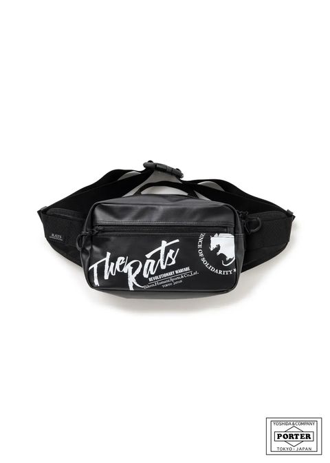 WAIST BAG (BLACK) / ポーター コラボウエストバッグ