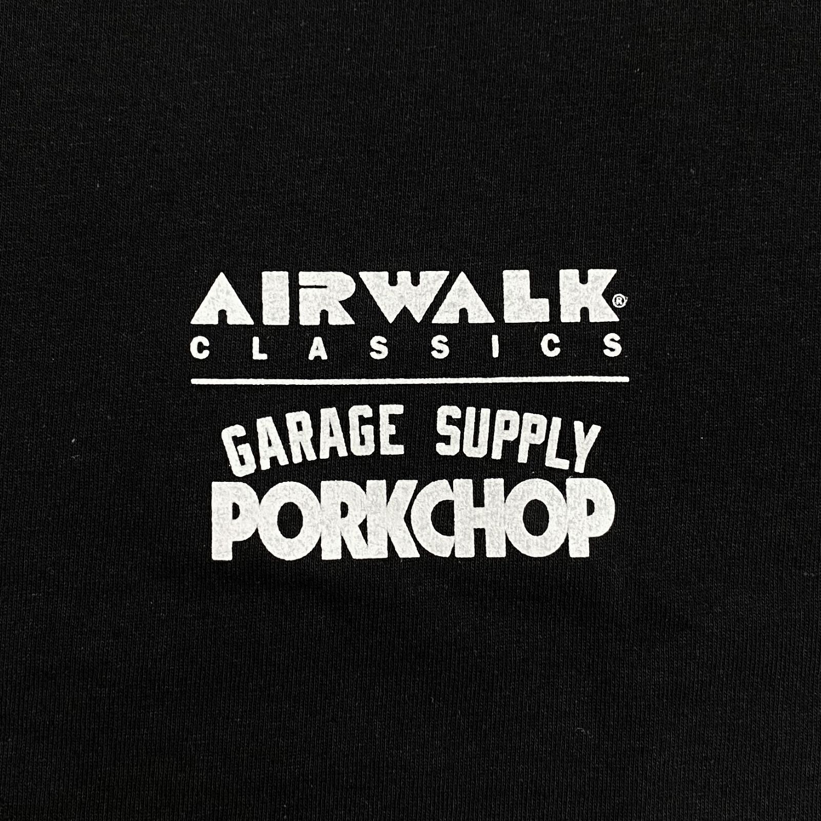 AIR PORK TEE (BLACK) / ×AIRWALK コラボ Tシャツ