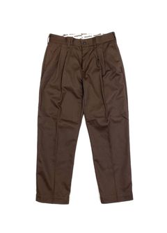 Work Slacks (BROWN) / ワーク スラックス