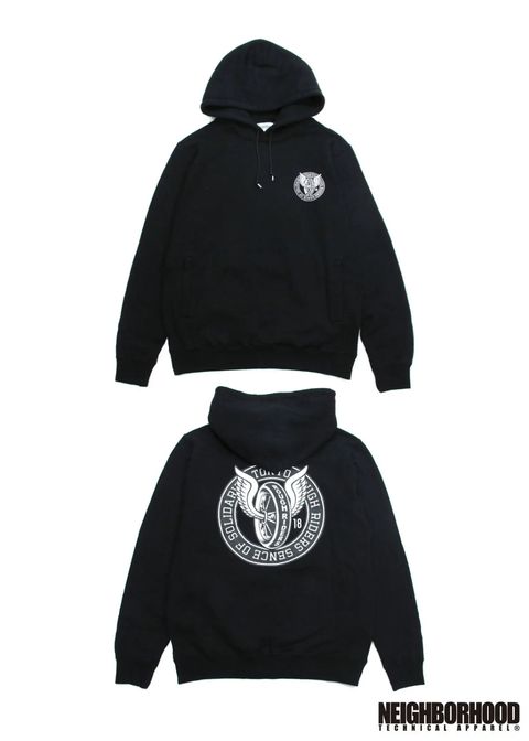 ×NEIGHBORHOOD T.R.R HOODED PARKA (BLACK) / ×ネイバーフッド TOKYO ROUGH RIDERS スウェットパーカー