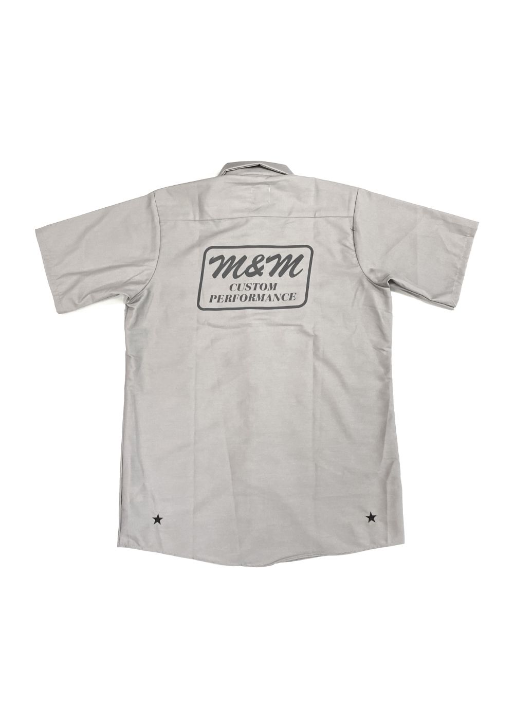M&M CUSTOM PERFORMANCE - Short Sleeve Work Shirt (GRAY) / T