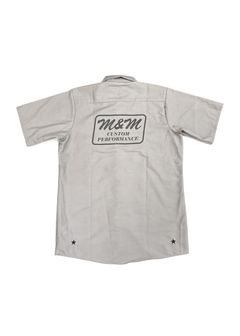 【ラスト1点】Short Sleeve Work Shirt (GRAY) / T/Cツイル ワーク シャツ