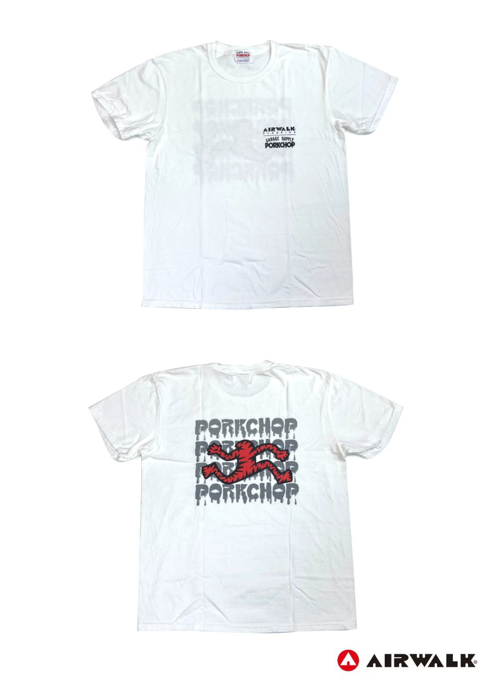 AP OLLIEMAN TEE (WHITE) / ×AIRWALK コラボ Tシャツ