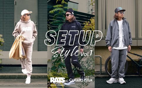 SETUP STYLE vol.1 / スタイル特集アップ致しました。