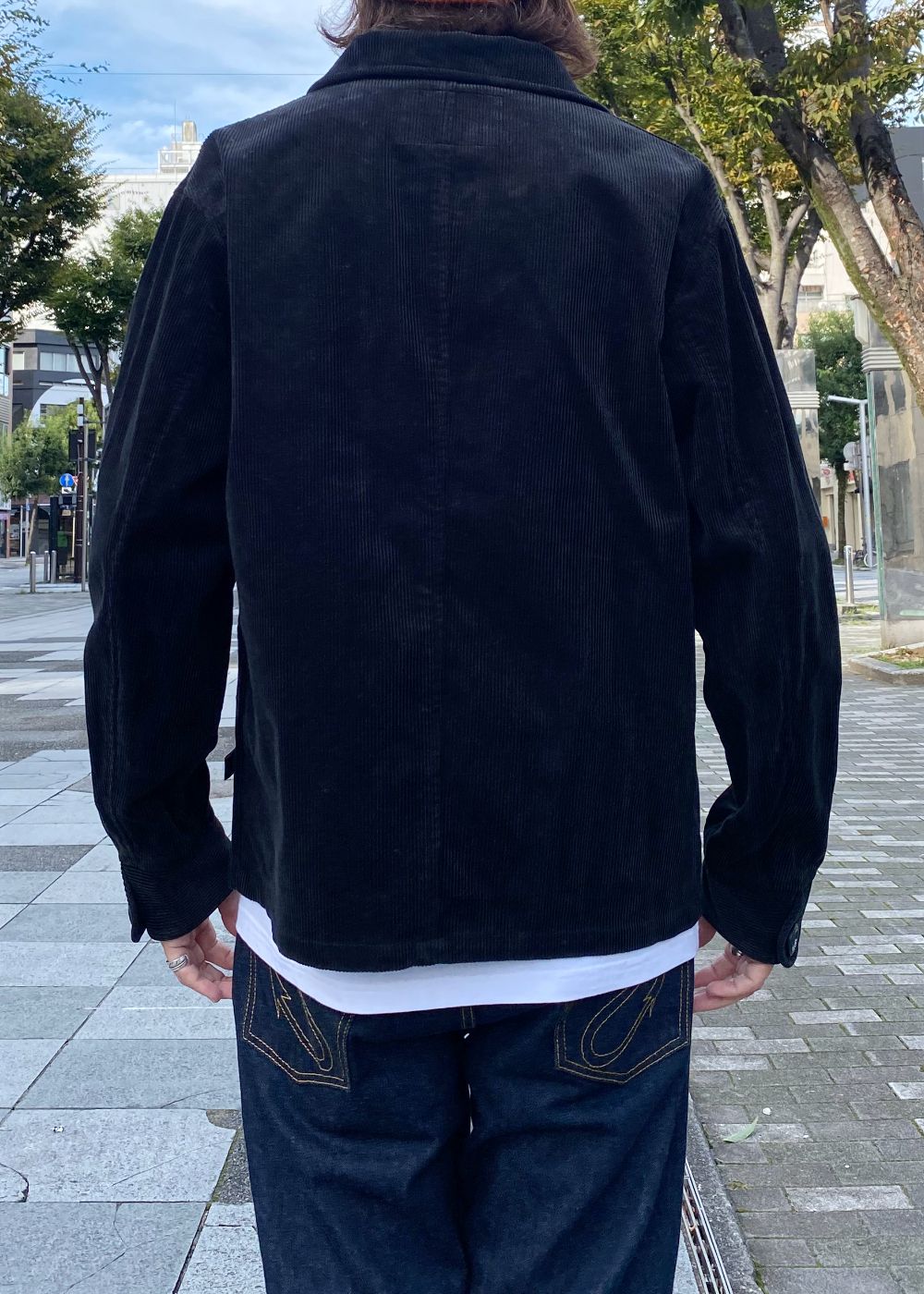 CORDUROY JKT (BLACK) / コーデュロイ ジャケット