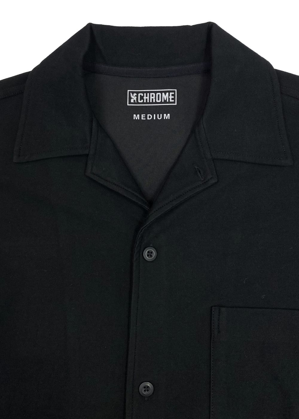 × CHROME 8℃- S/S Shirt (BLACK ) / クローム コラボ 8°Cマイナス シャツ