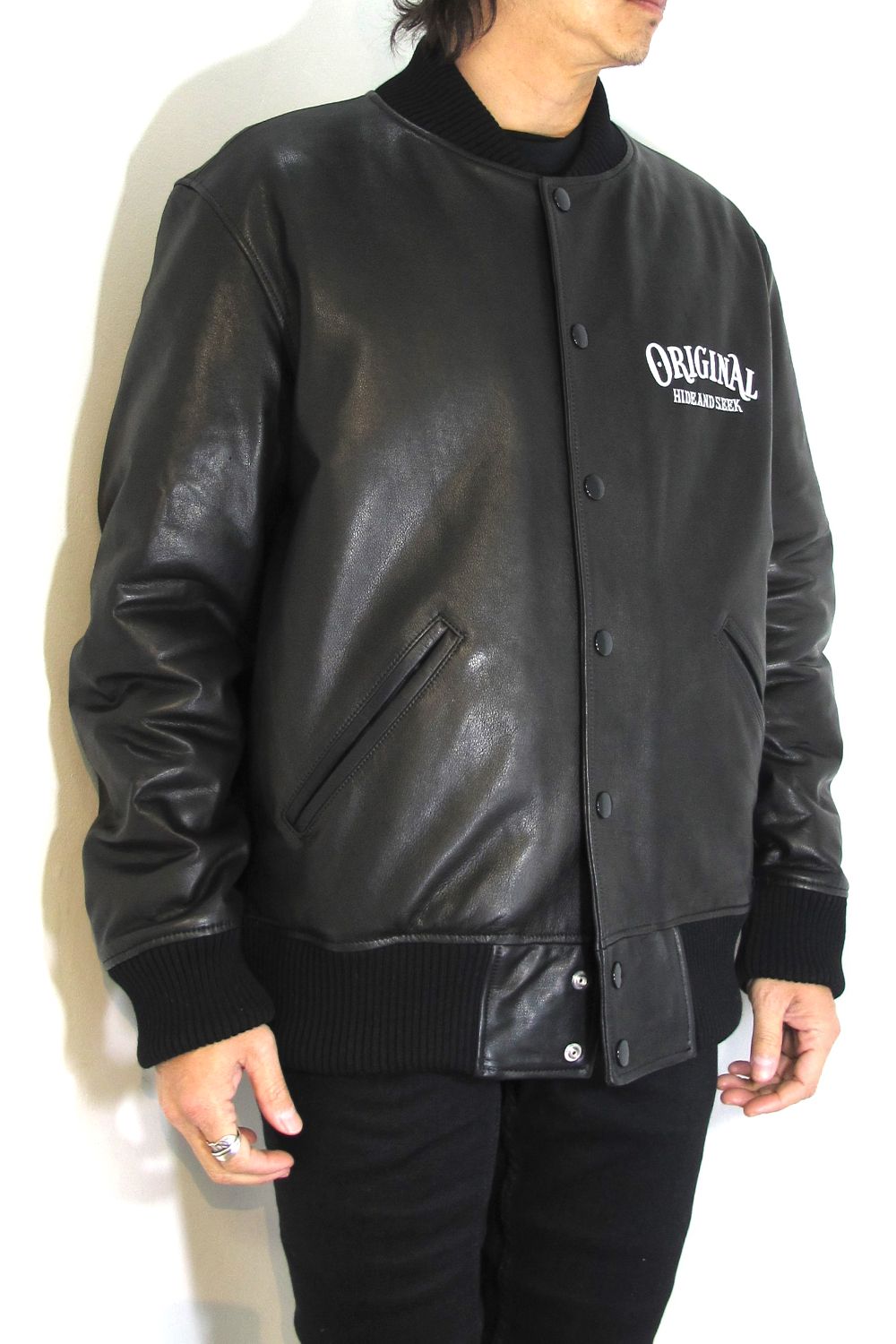 HIDE AND SEEK - ×TENDERLOIN LEATHER JKT (BLACK) / テンダーロイン ...