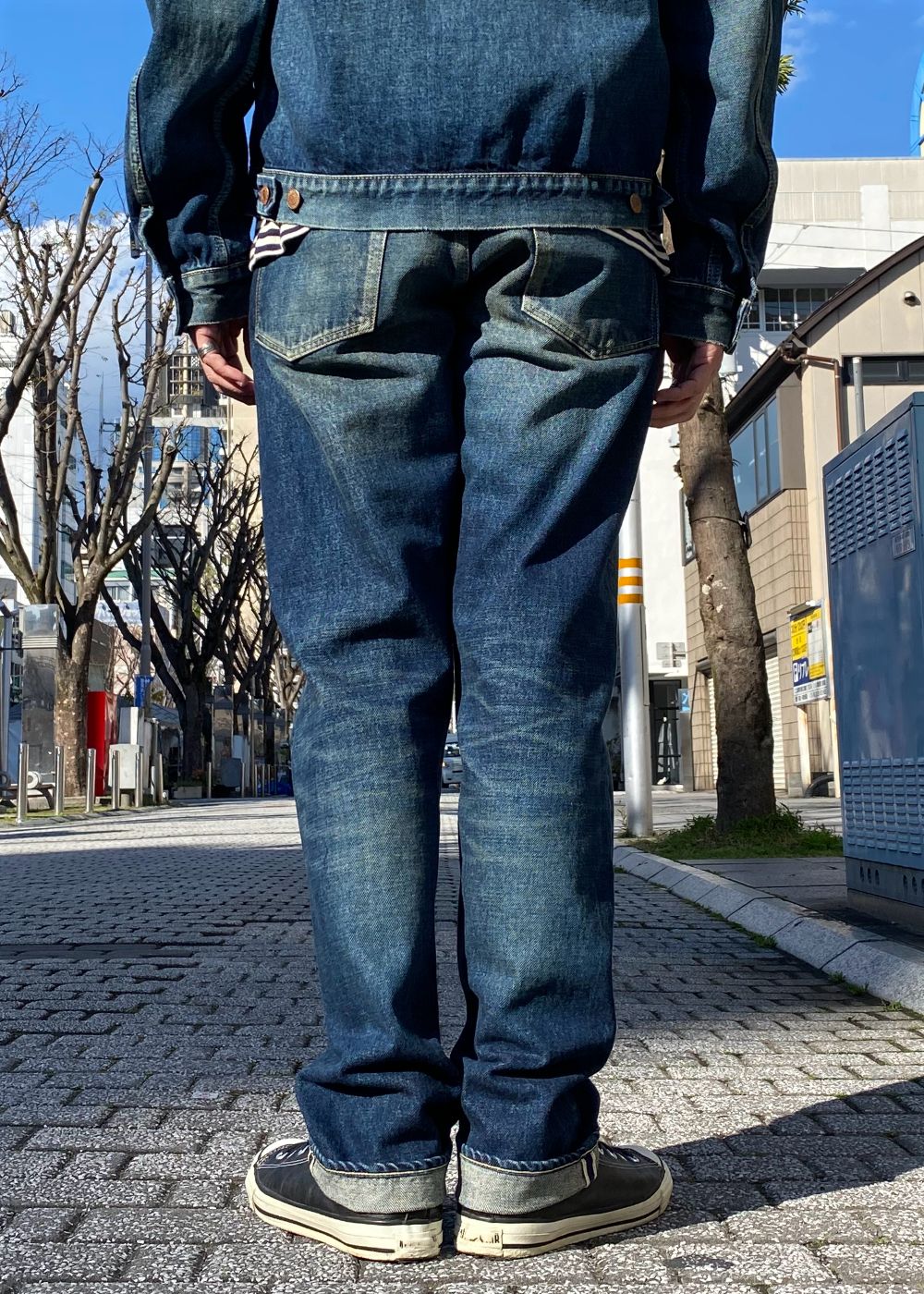 L.Straight 5pocket USD (USD) / ストレート ユーズド デニムパンツ