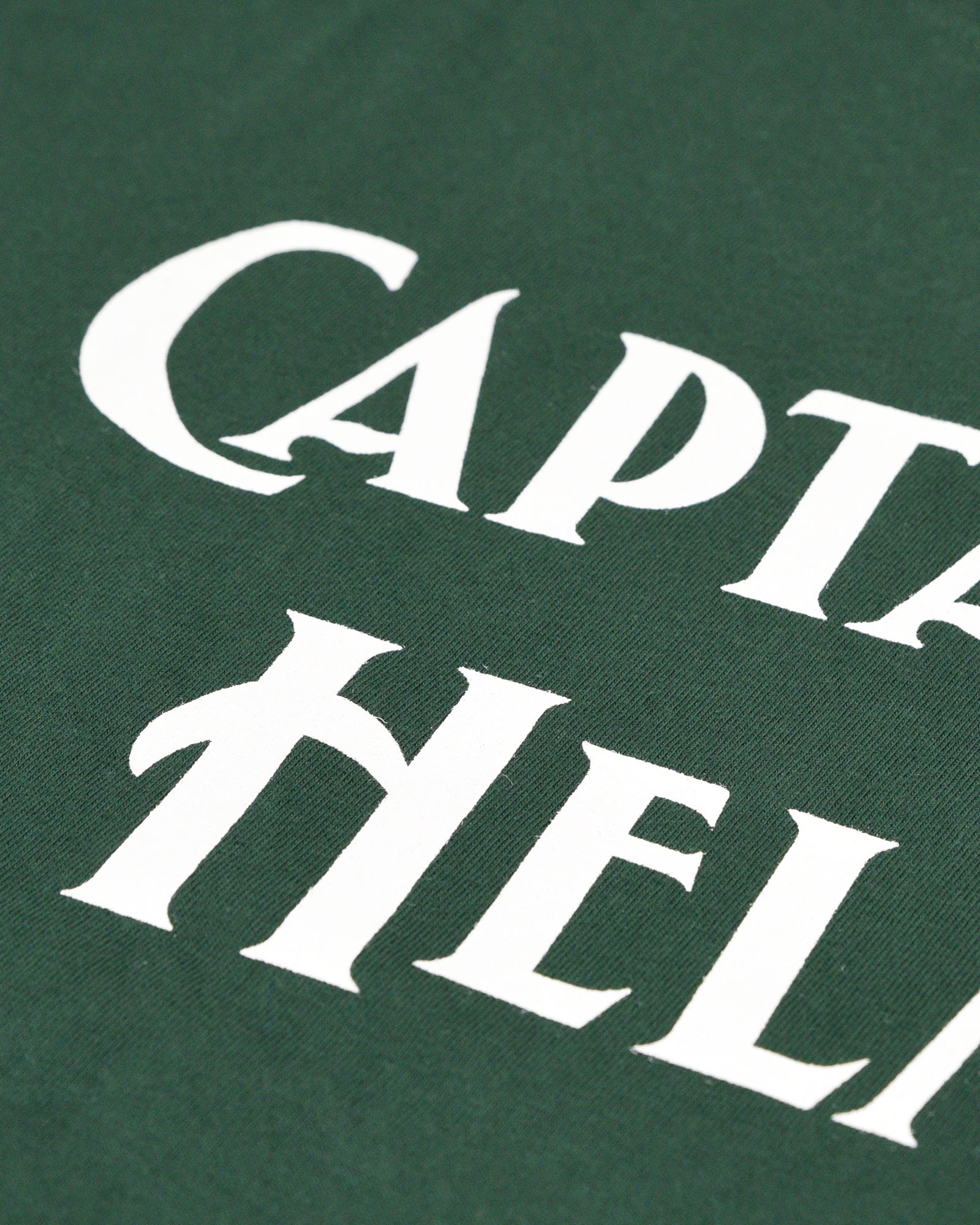 CLASSIC LOGO LS TEE (GREEN) / ロゴ プリント ロンT